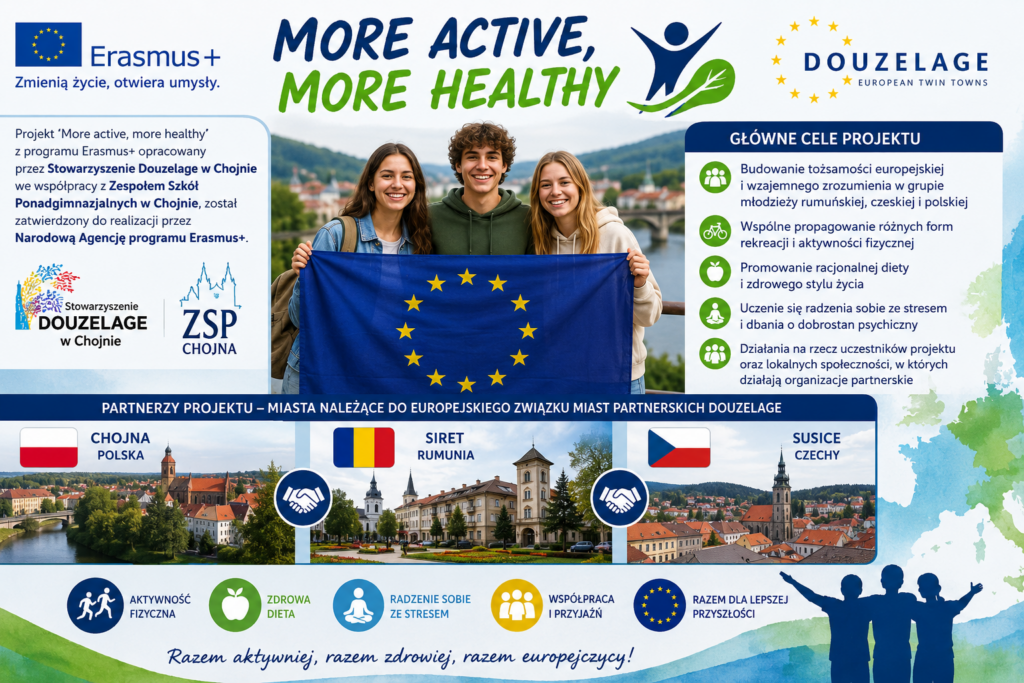 More active, more healthy, program Erasmus+ more